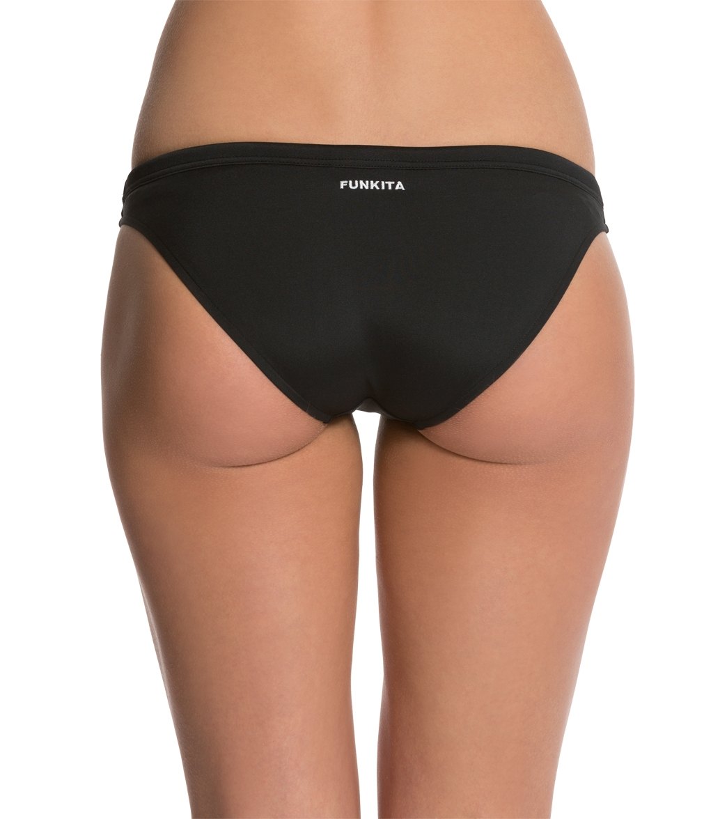 Funkita Still Black Hipster Brief Swimsuit