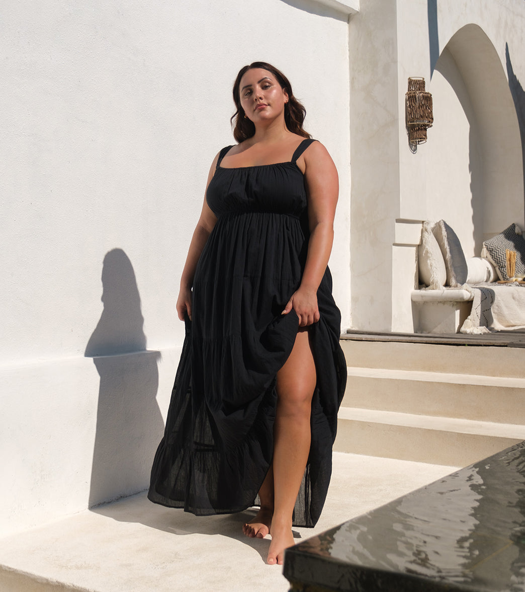 Artesands Woman's Plus Size Resort Wear Liszt Long Maxi Dress