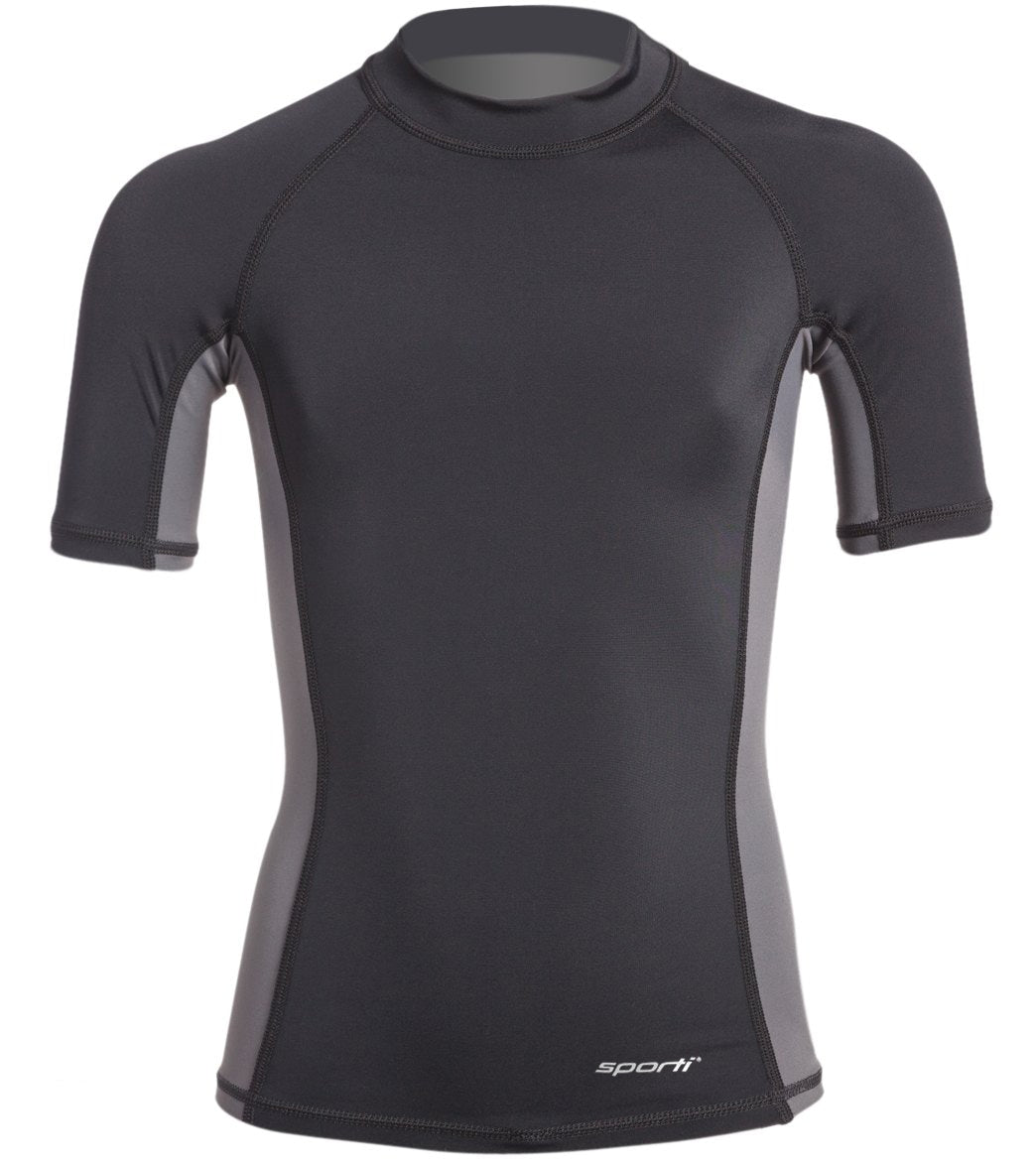 Sporti Youth Unisex S/S UPF 50+ Sport Fit Rash Guard