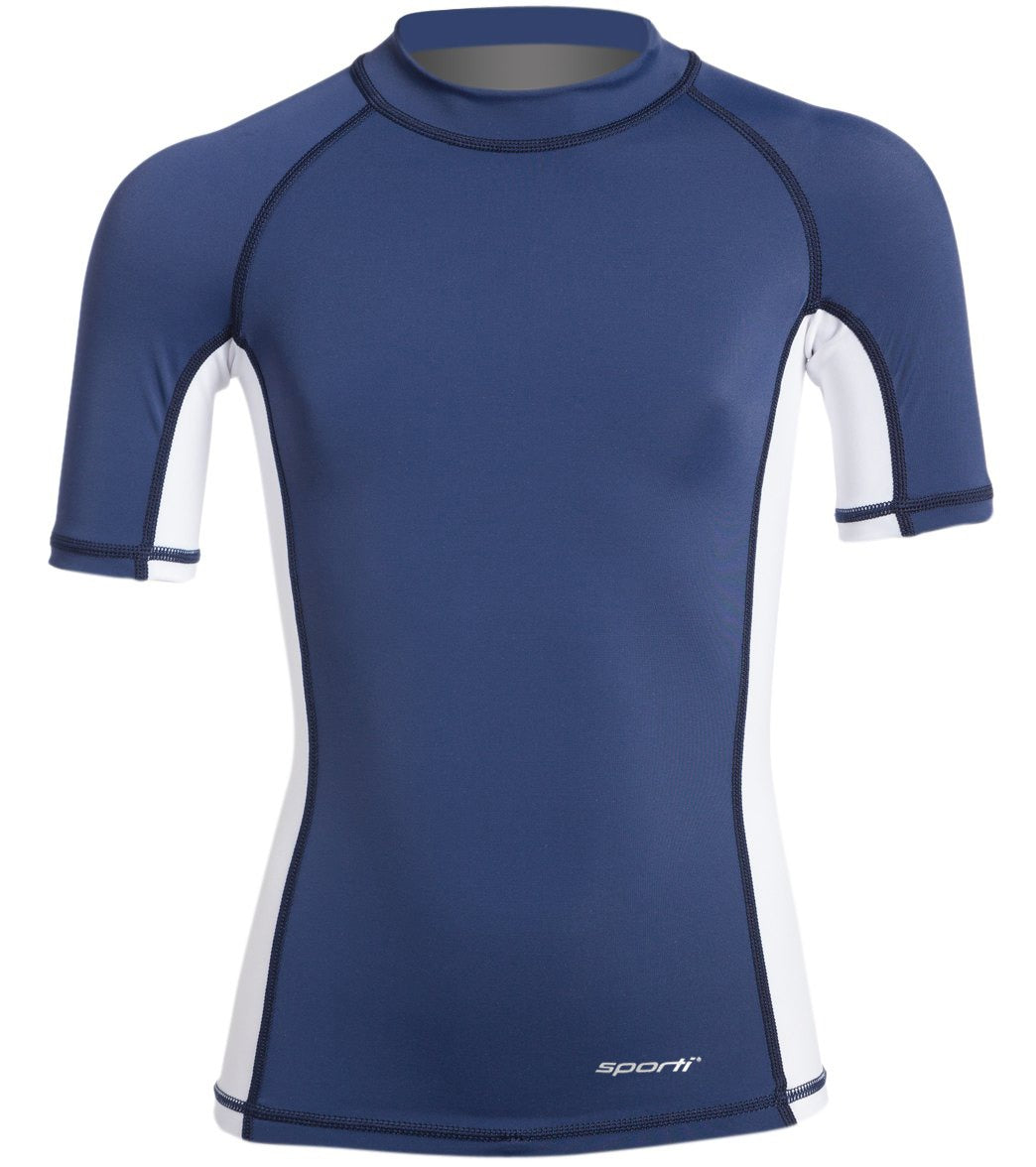 Sporti Youth Unisex S/S UPF 50+ Sport Fit Rash Guard