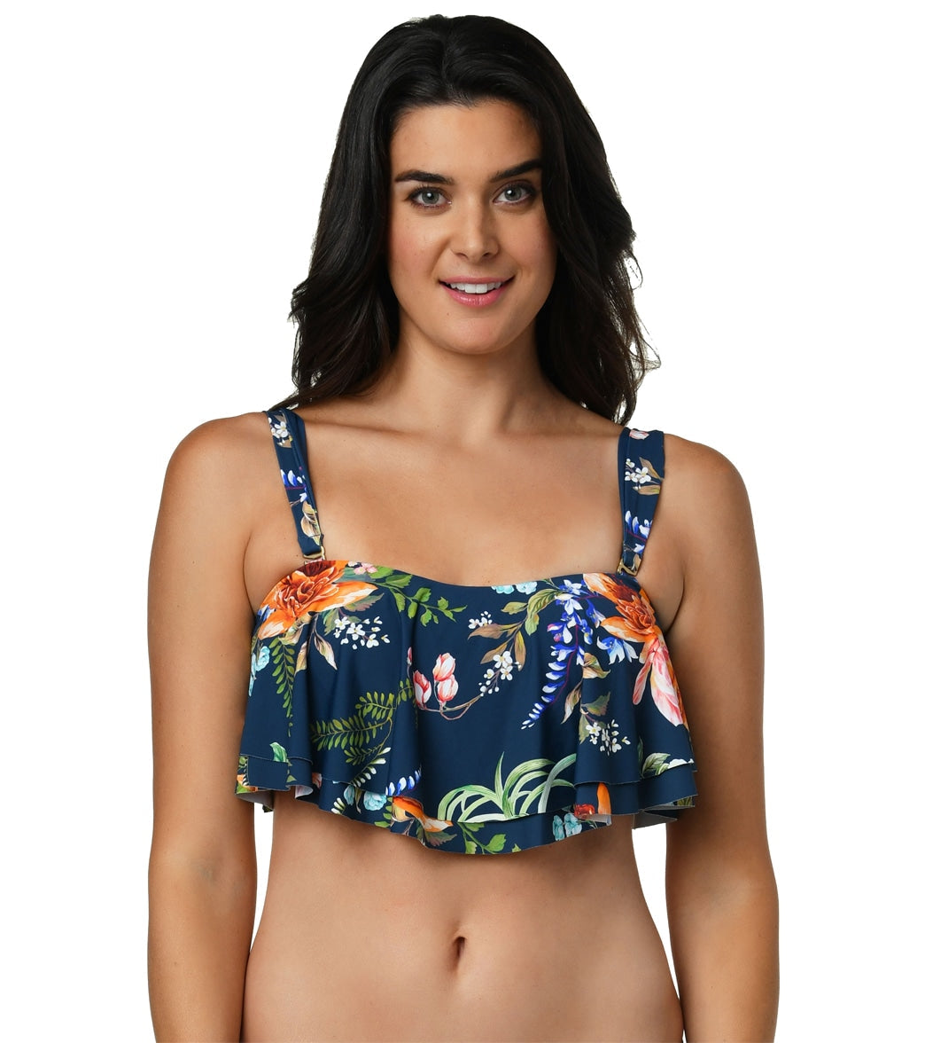 Jantzen Women's Floral Enchantment Paloma Bikini Top