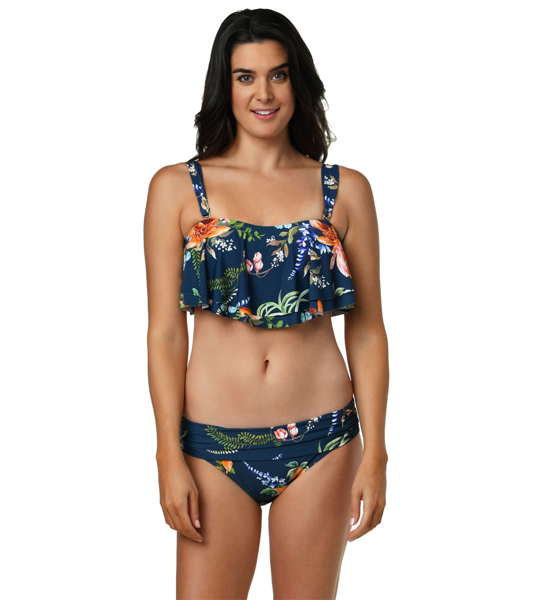 Jantzen Women's Floral Enchantment Paloma Bikini Top