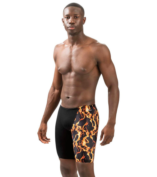 Dolfin Men's Reliance Vapor Print Spliced Jammer Swimsuit