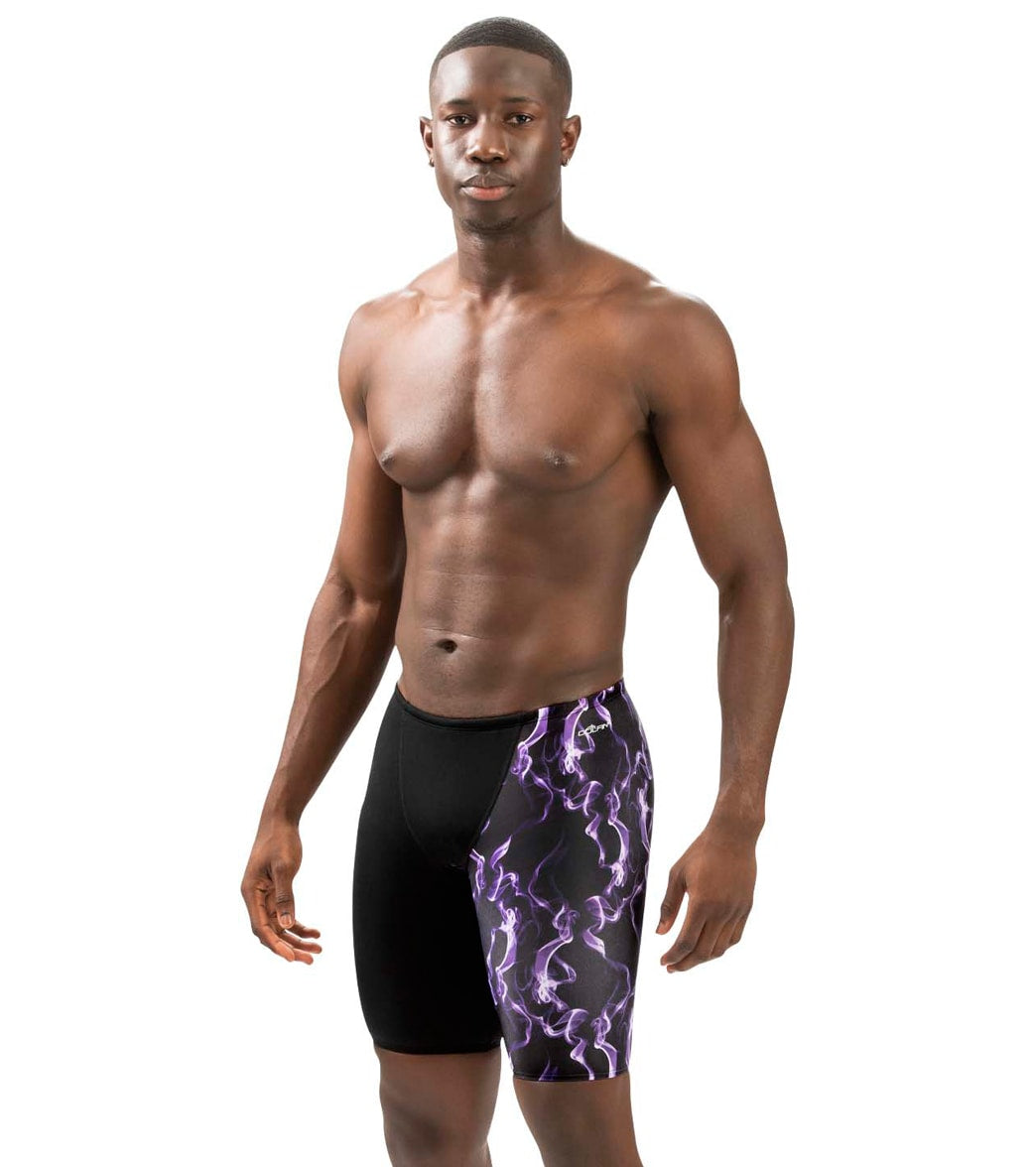 Dolfin Men's Reliance Vapor Print Spliced Jammer Swimsuit
