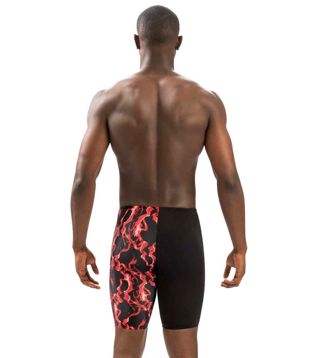 Dolfin Men's Reliance Vapor Print Spliced Jammer Swimsuit