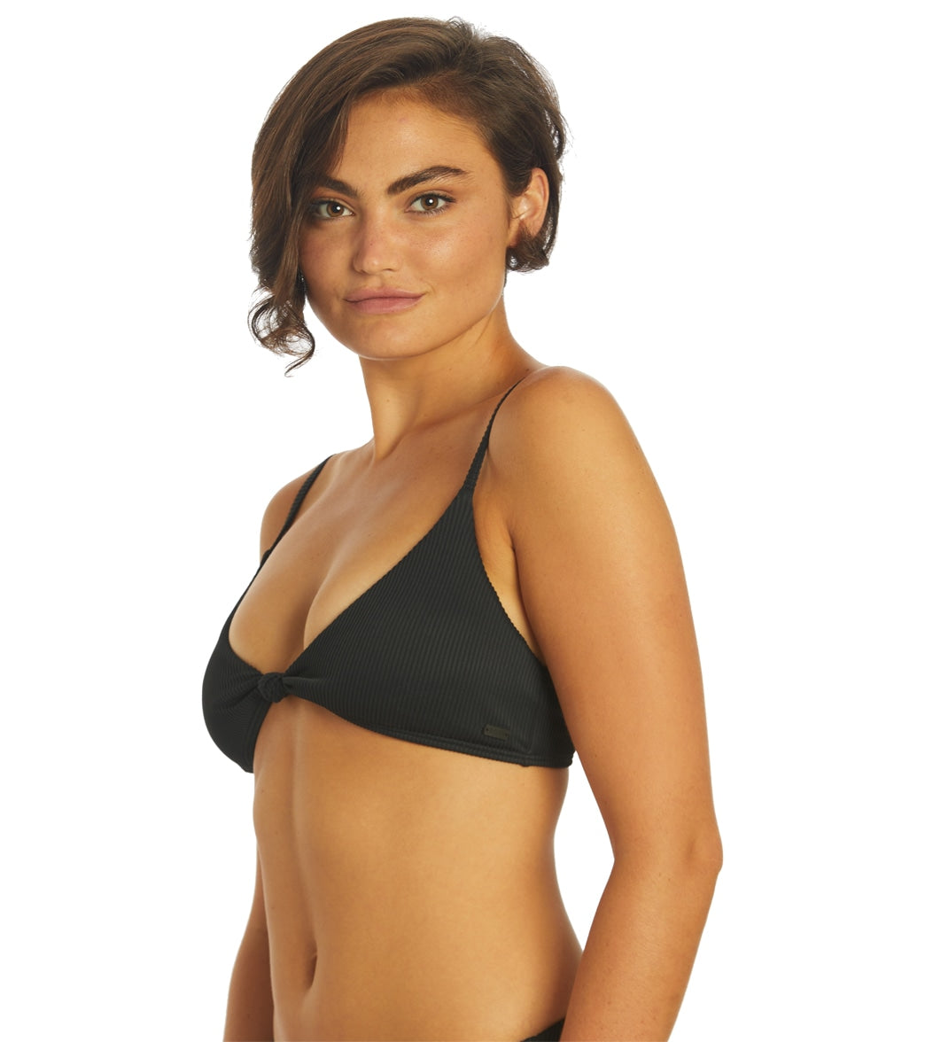 Roxy Women's Rib Roxy Love The Surf Knot Bikini Top