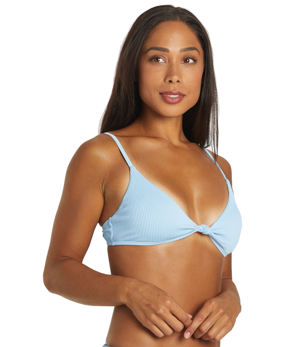 Roxy Women's Rib Roxy Love The Surf Knot Bikini Top