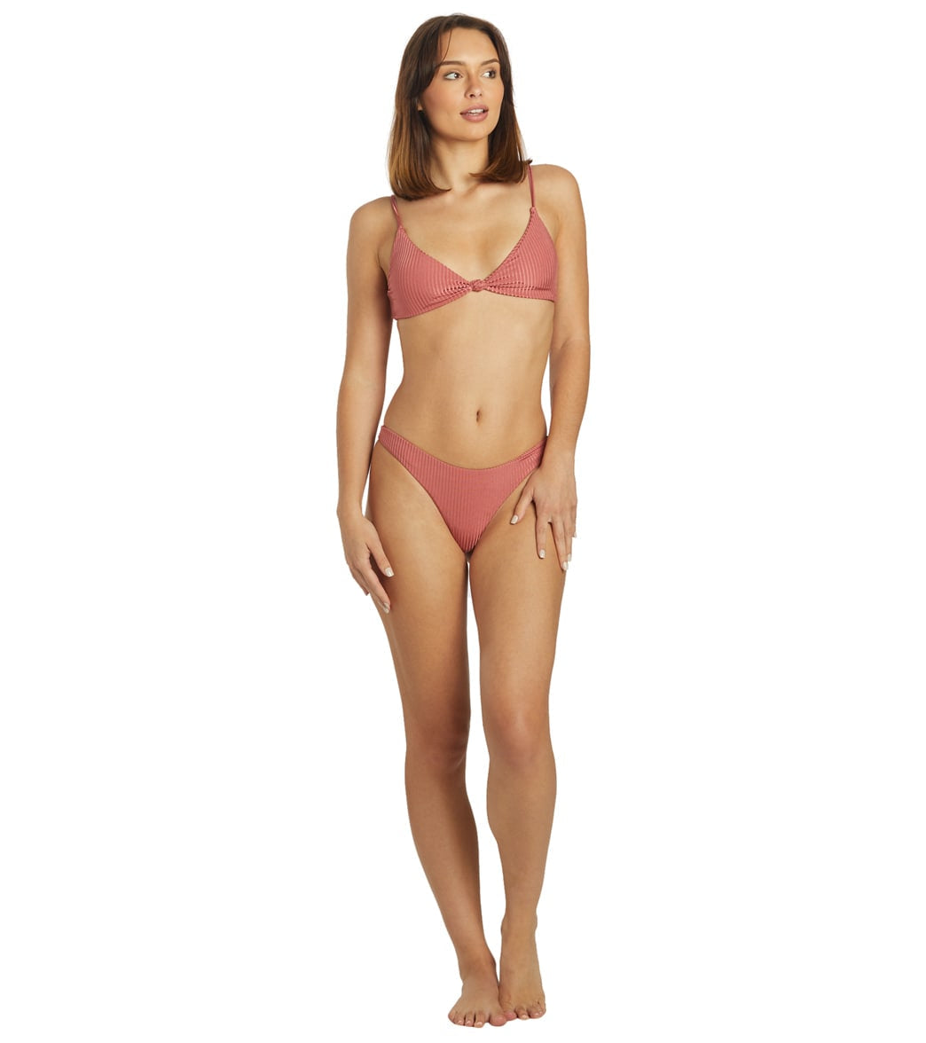 Volcom Women's Simply Rib V Neck Bikini Top