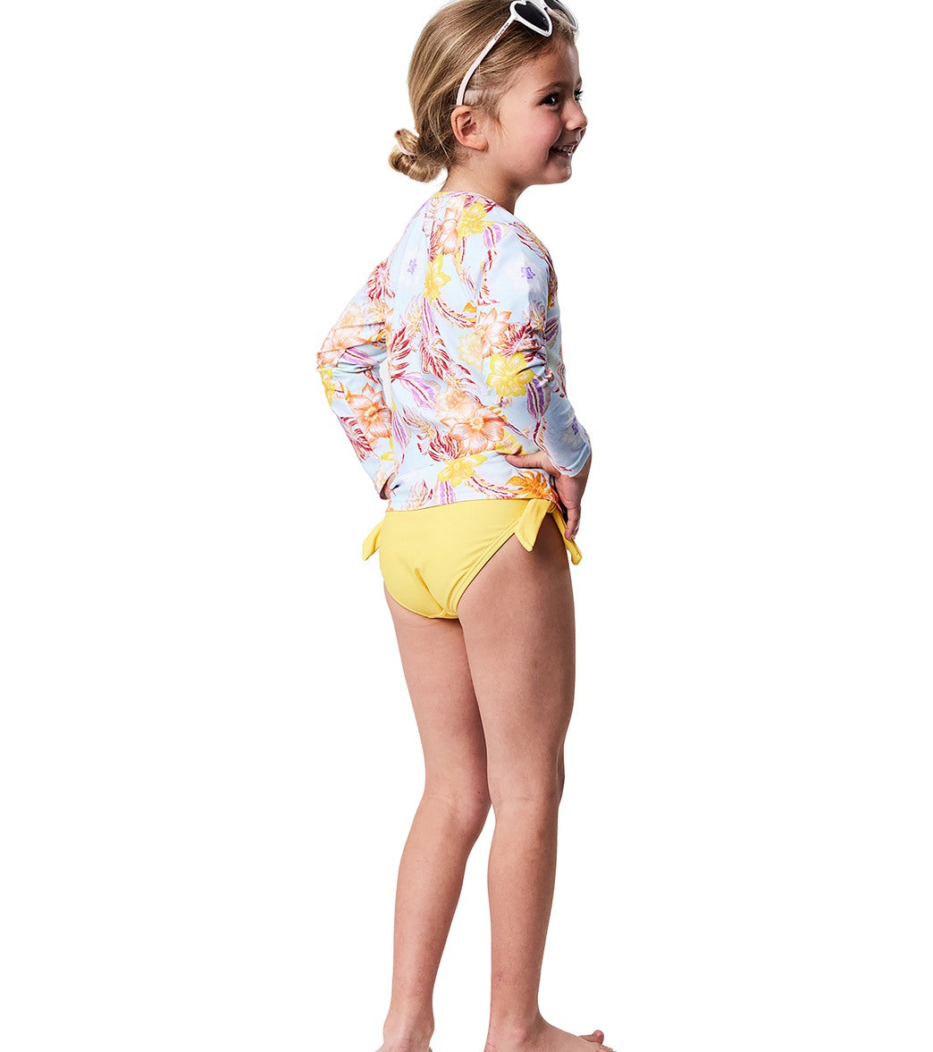 Snapper Rock Girls' Boho Tropical Sustainable Long Sleeve Rashguard (Big Kid)