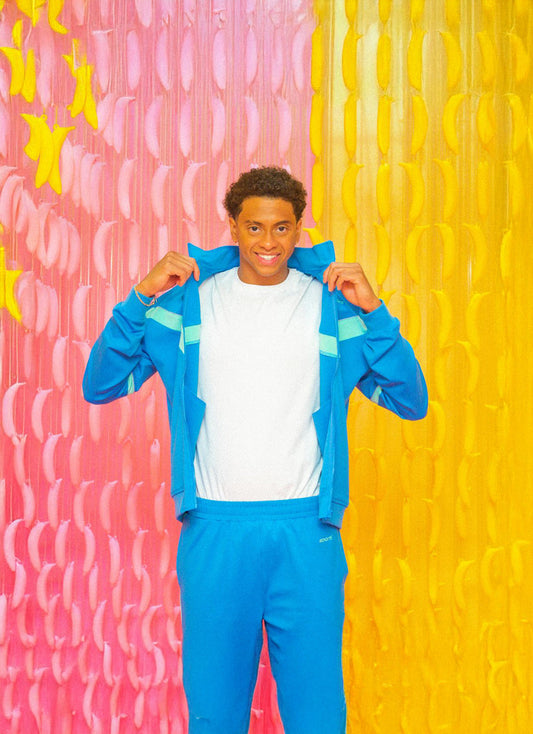 Sporti x Shaine Casas Electric Sapphire Team Tracksuit Zip-Up Jacket