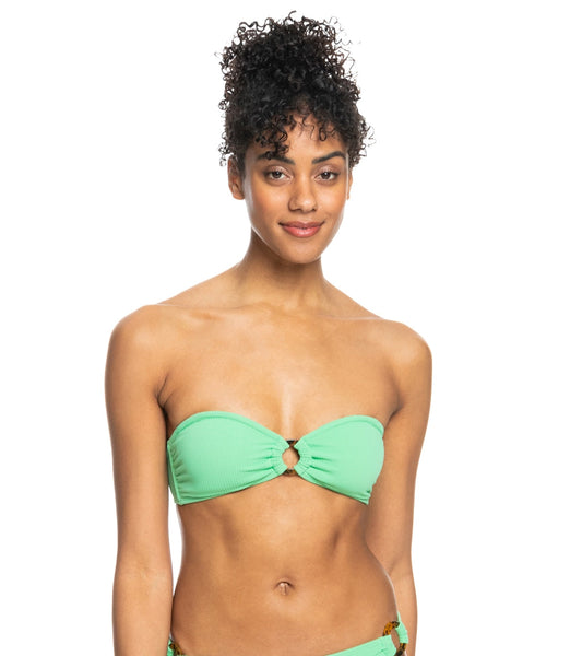 Roxy Women's Color Jam SD Bandeau Bikini Top
