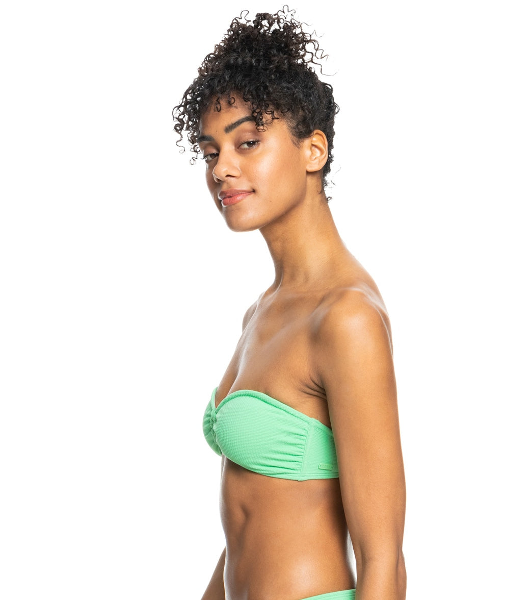 Roxy Women's Color Jam SD Bandeau Bikini Top