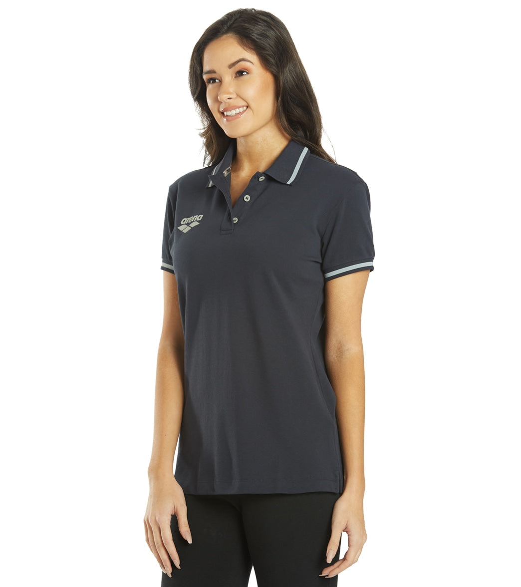 Arena Women's Team Line Short Sleeve Polo