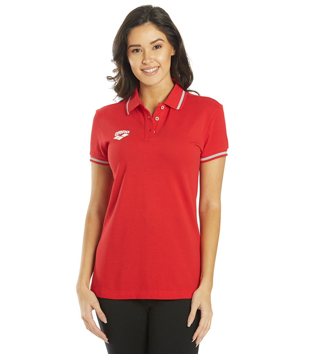 Arena Women's Team Line Short Sleeve Polo