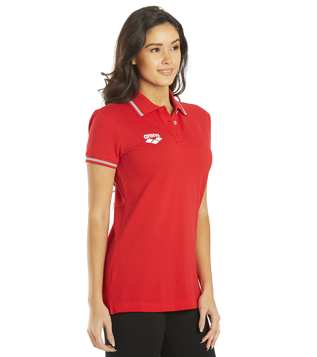 Arena Women's Team Line Short Sleeve Polo