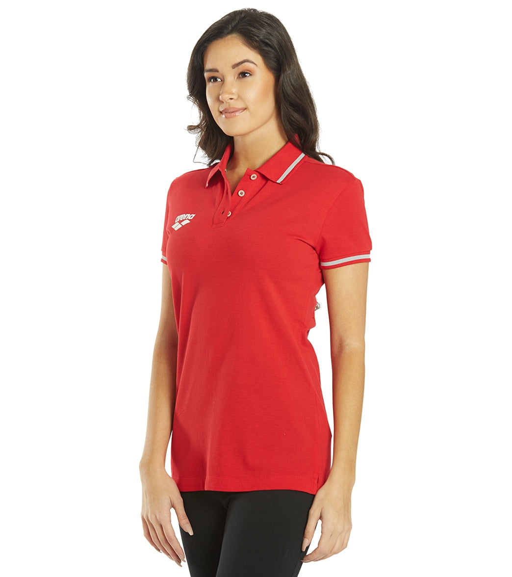 Arena Women's Team Line Short Sleeve Polo