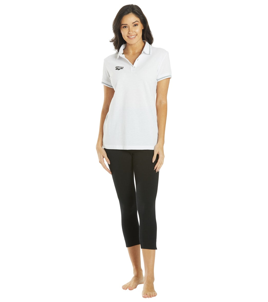 Arena Women's Team Line Short Sleeve Polo