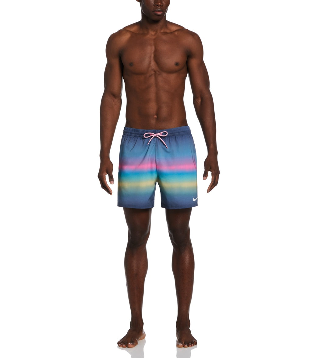 Nike Men's Horizon Stripe Swim Trunks