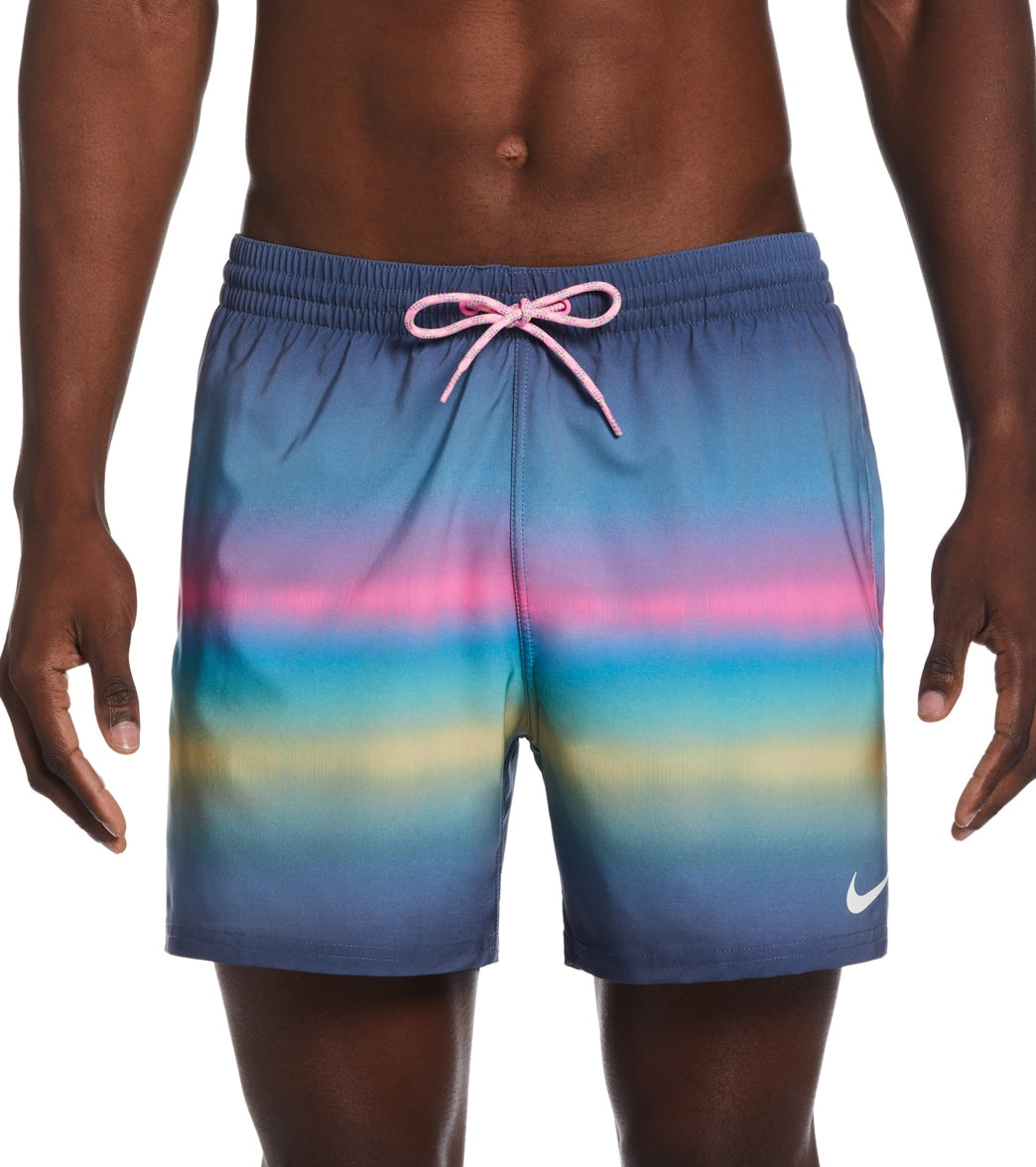 Nike Men's Horizon Stripe Swim Trunks
