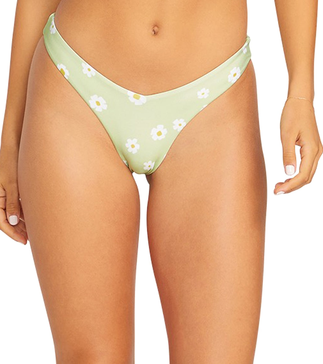 Volcom Women's Like Daisy Cheeky Bikini Bottom