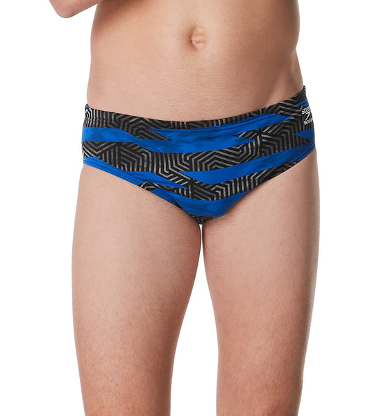 Speedo Men's Contort Stripes Brief Swimsuit