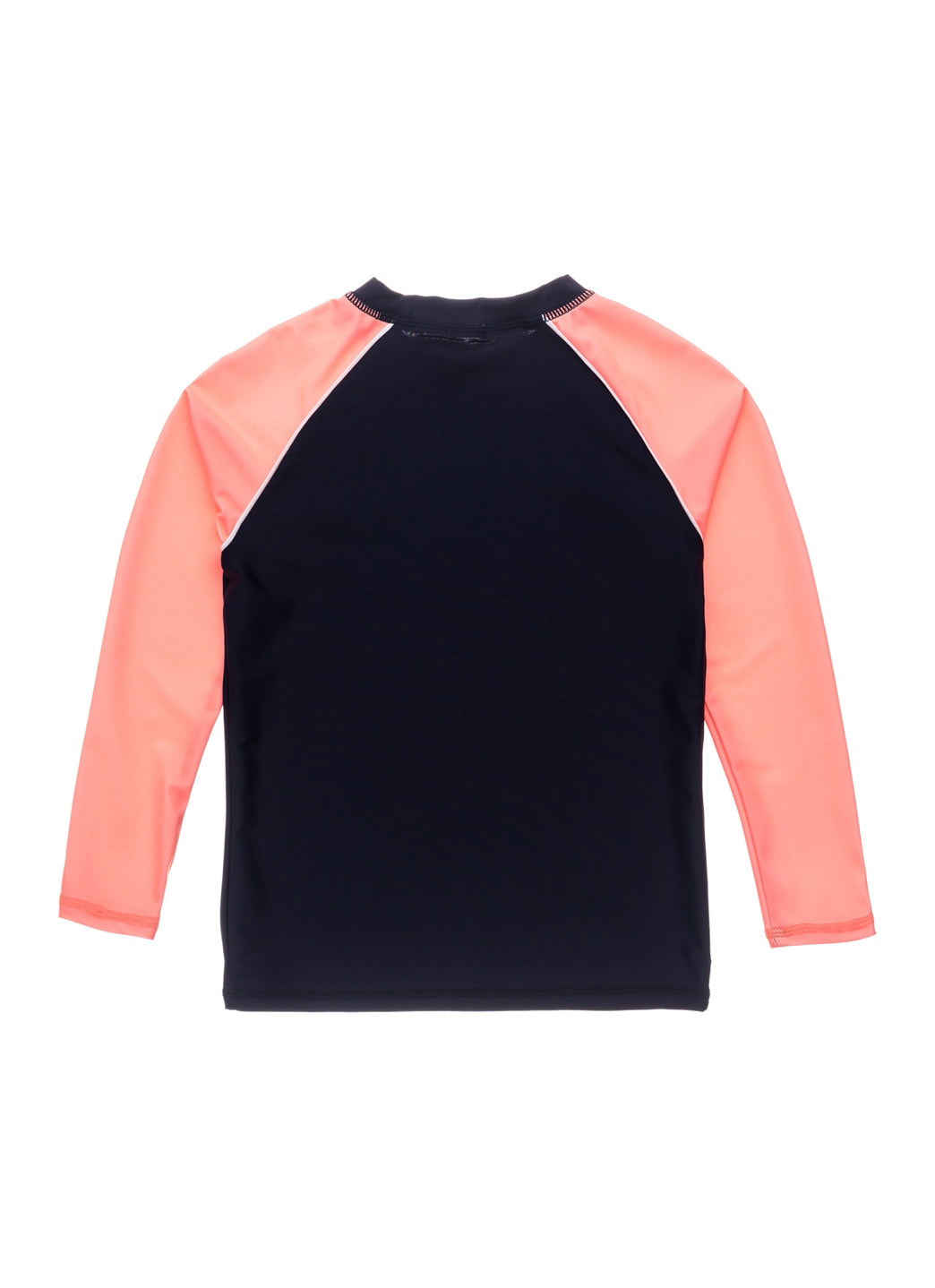 Snapper Rock Boys' Surf School Navy Coral LS Rash Top (Toddler, Little Kid, Big Kid)