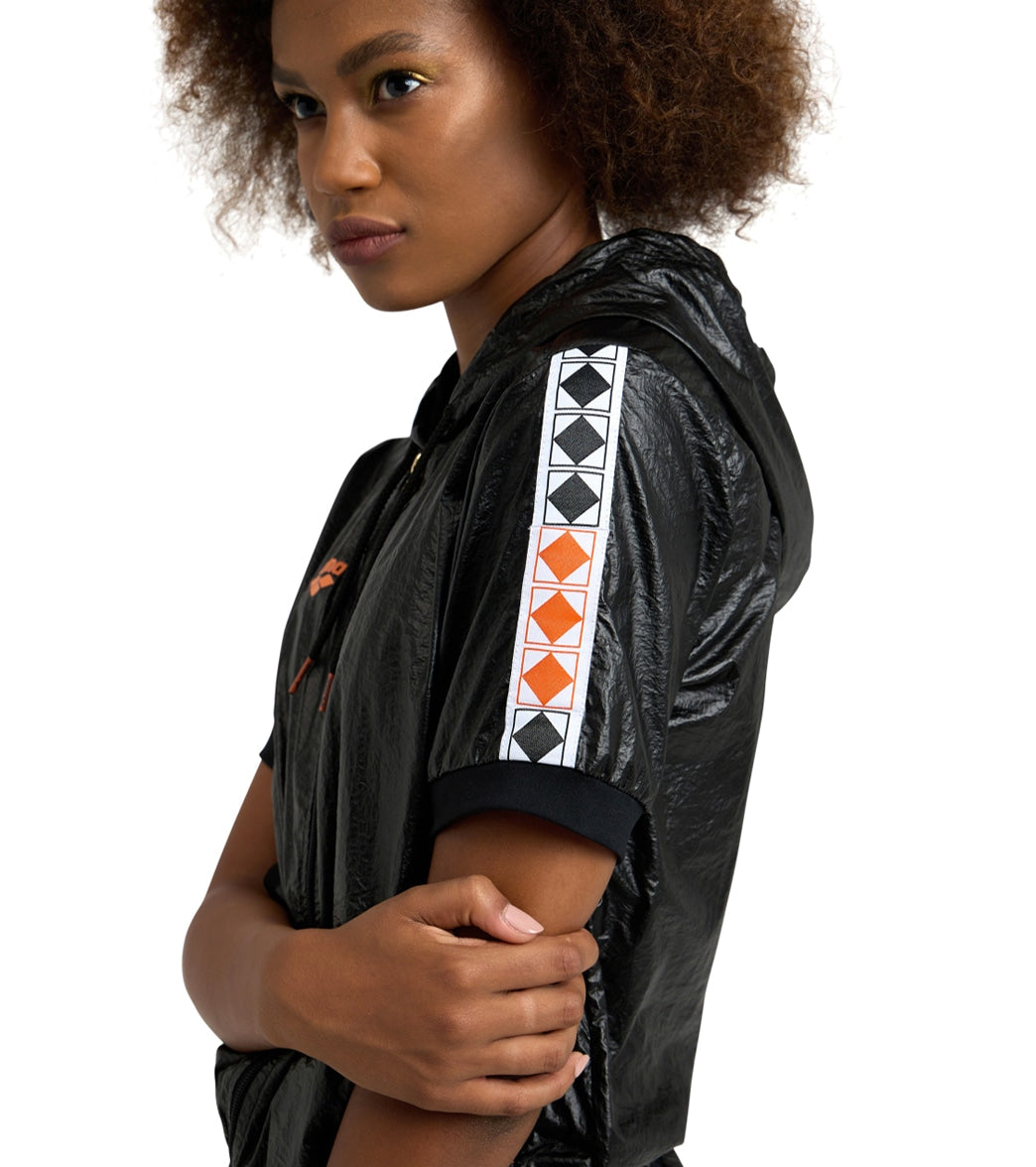 Arena Women's 50th Anniversary Black Hooded Jacket