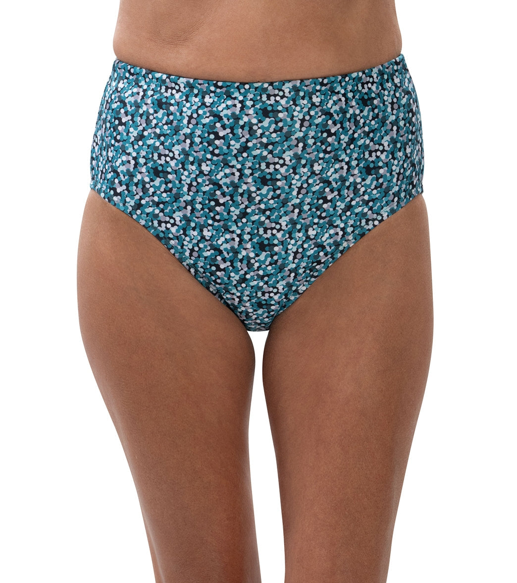 Dolfin Aquashape Women's Printed High Waisted Bikini Bottom