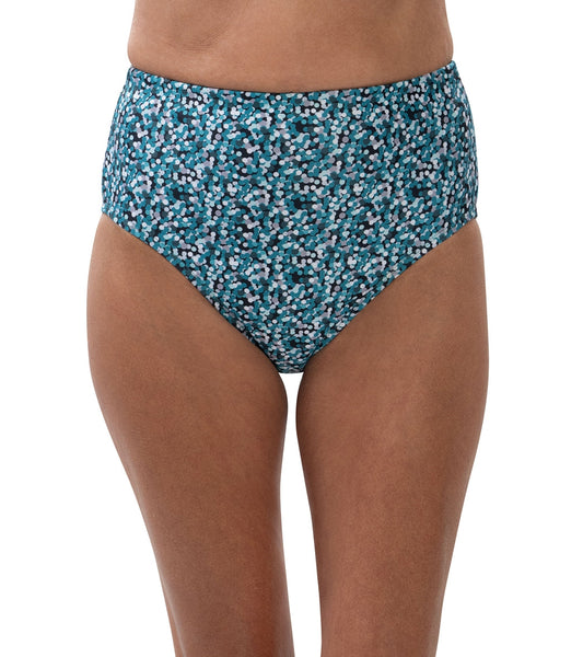 Dolfin Aquashape Women's Printed High Waisted Bikini Bottom