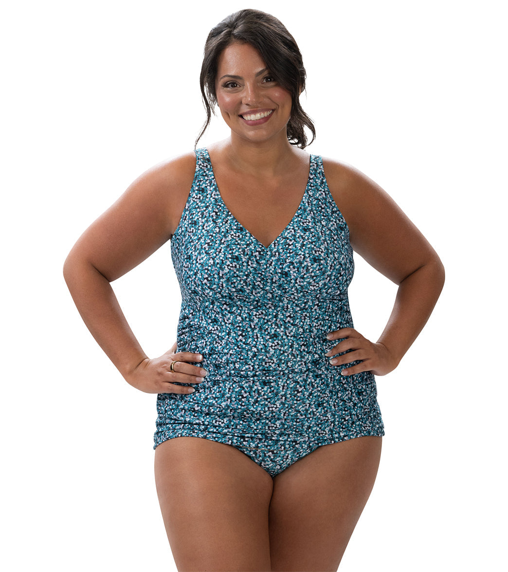 Dolfin Aquashape Women's Printed High Waisted Bikini Bottom