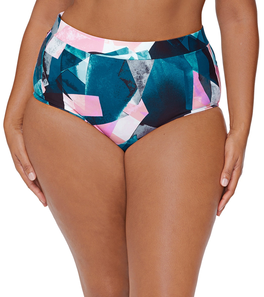 Raisins Women's Art District Island Plus Size Bikini Bottom