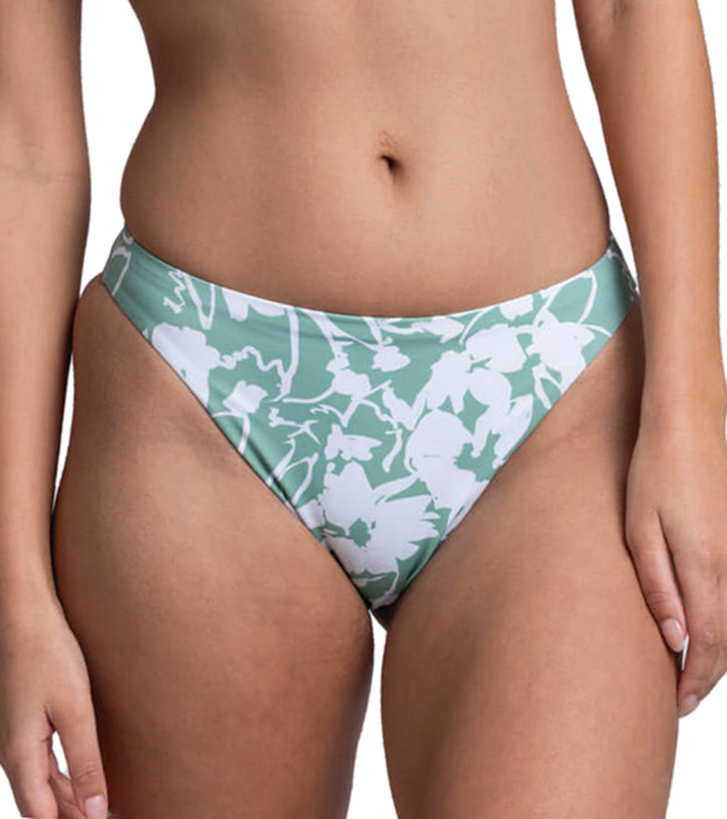 JOLYN Women's Mandy Floriana Cinch Detail French Cut Bikini Bottom