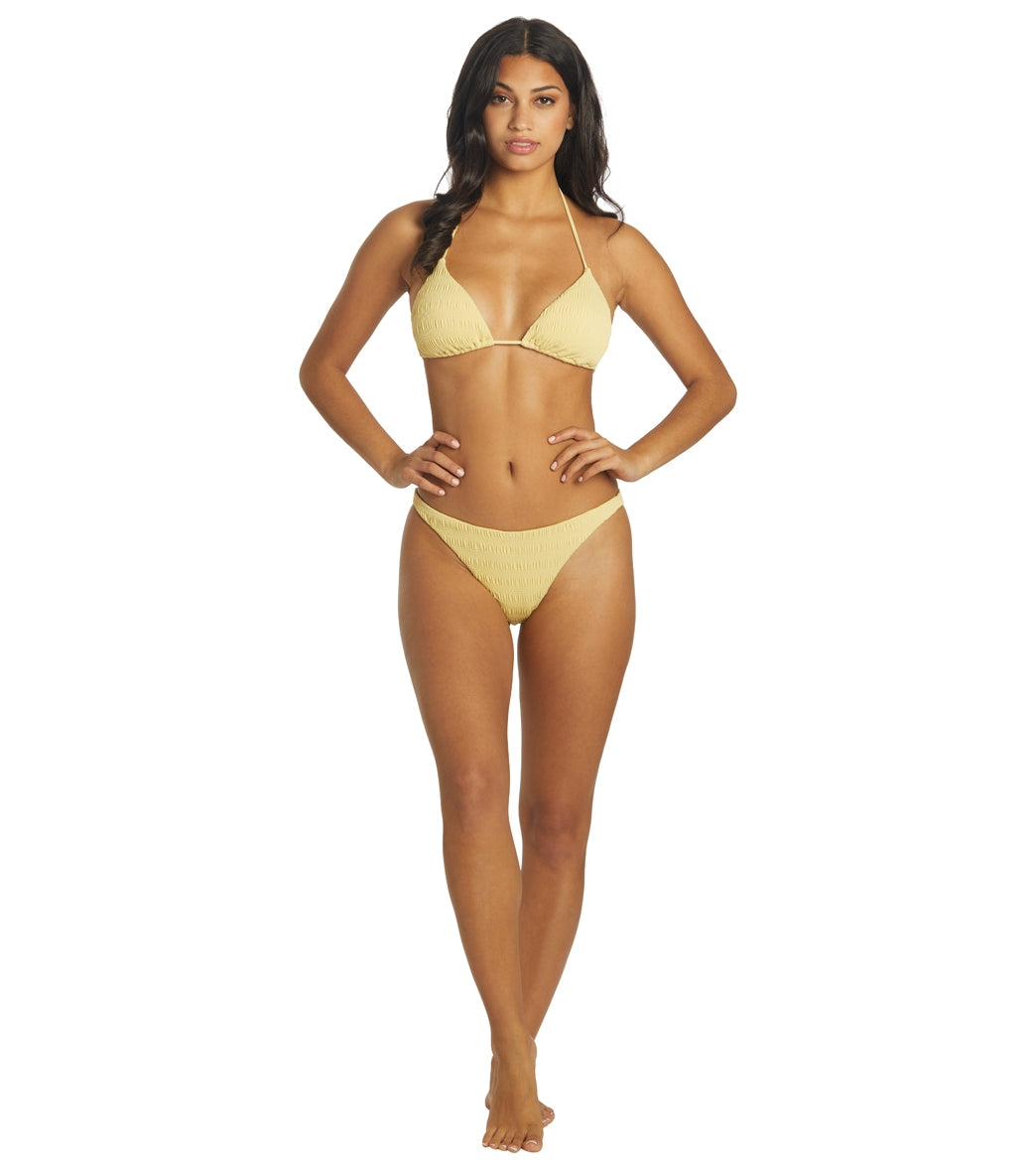 O'Neill Women's Saltwater Solids Texture Flame Bikini Bottom