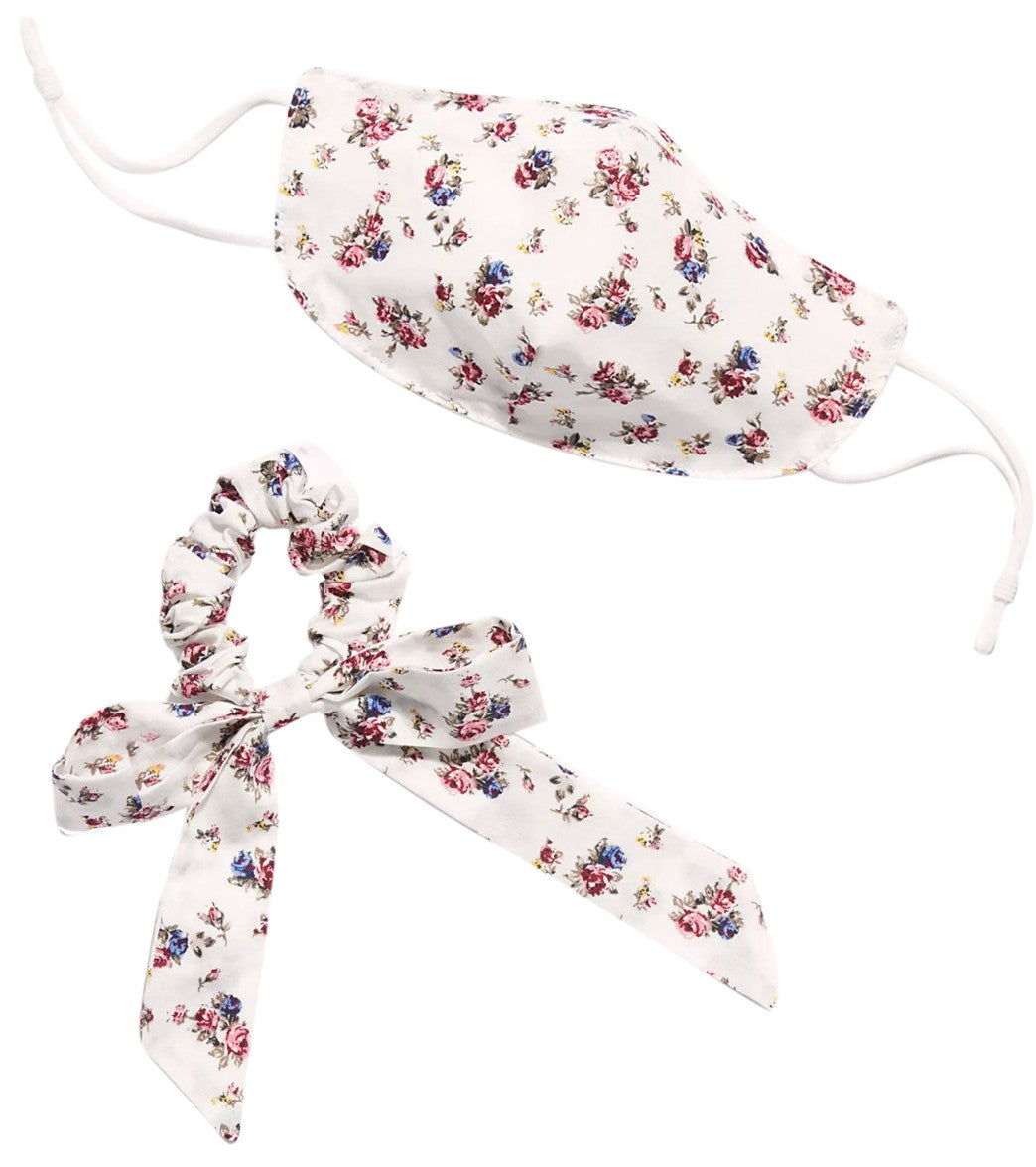 Free People Floral Mask and Scrunchie Set