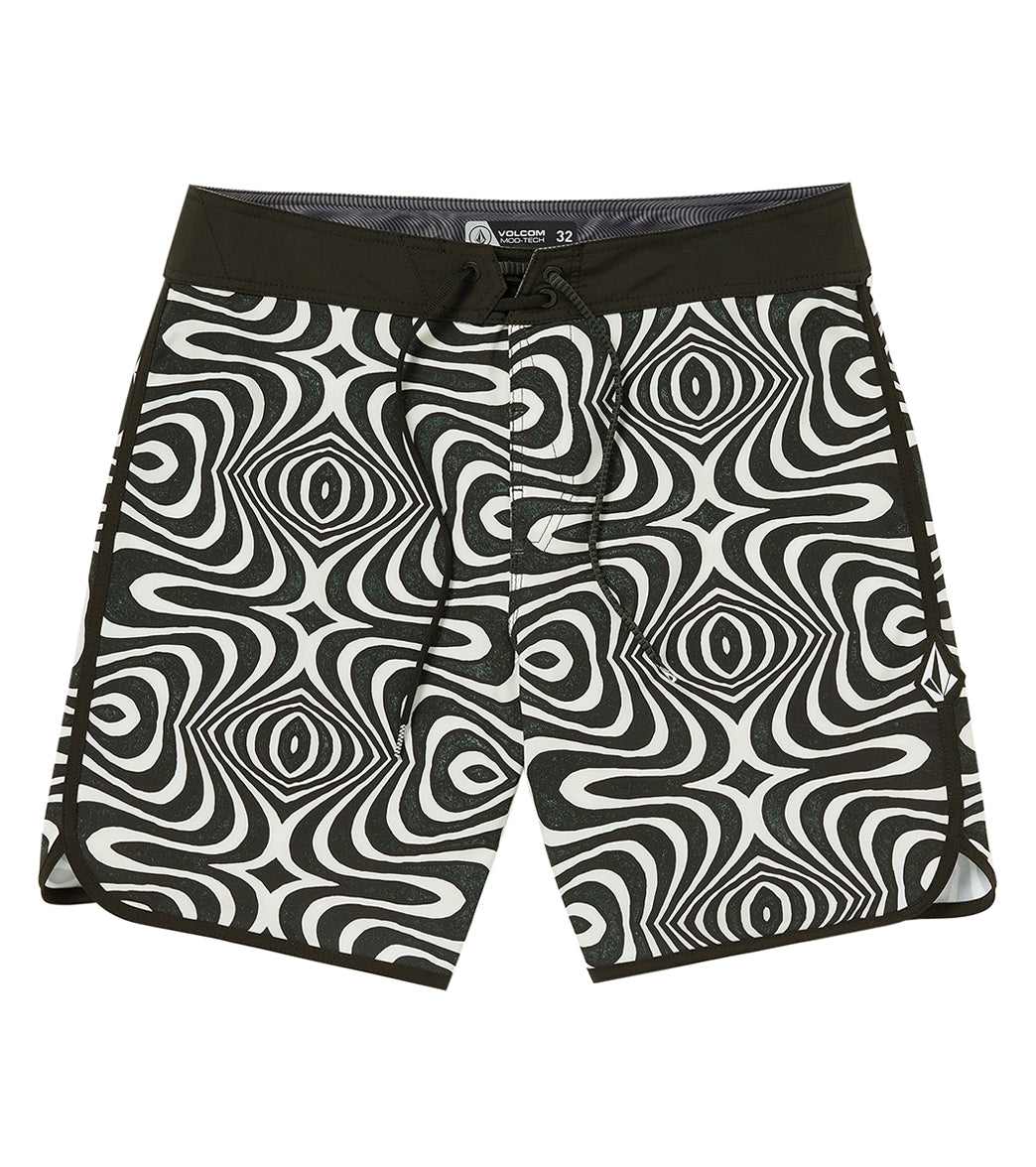 Volcom Men's 19" Lido Print Scallop Mod Board Shorts