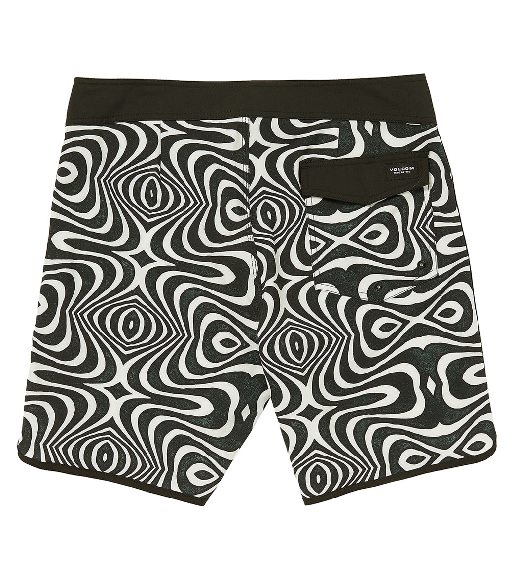 Volcom Men's 19" Lido Print Scallop Mod Board Shorts