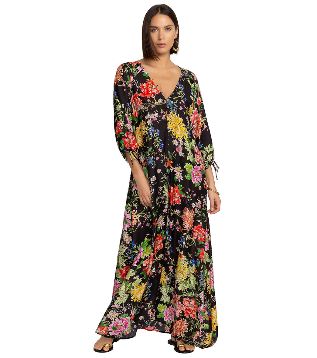 Johnny Was Women's Metalli Mix Long Dress