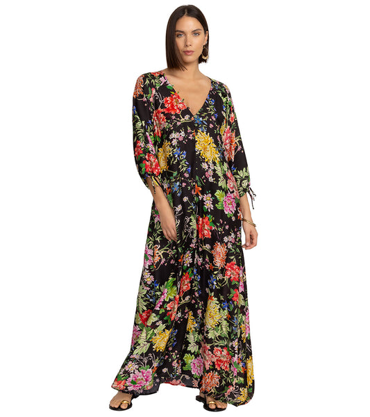 Johnny Was Women's Metalli Mix Long Dress