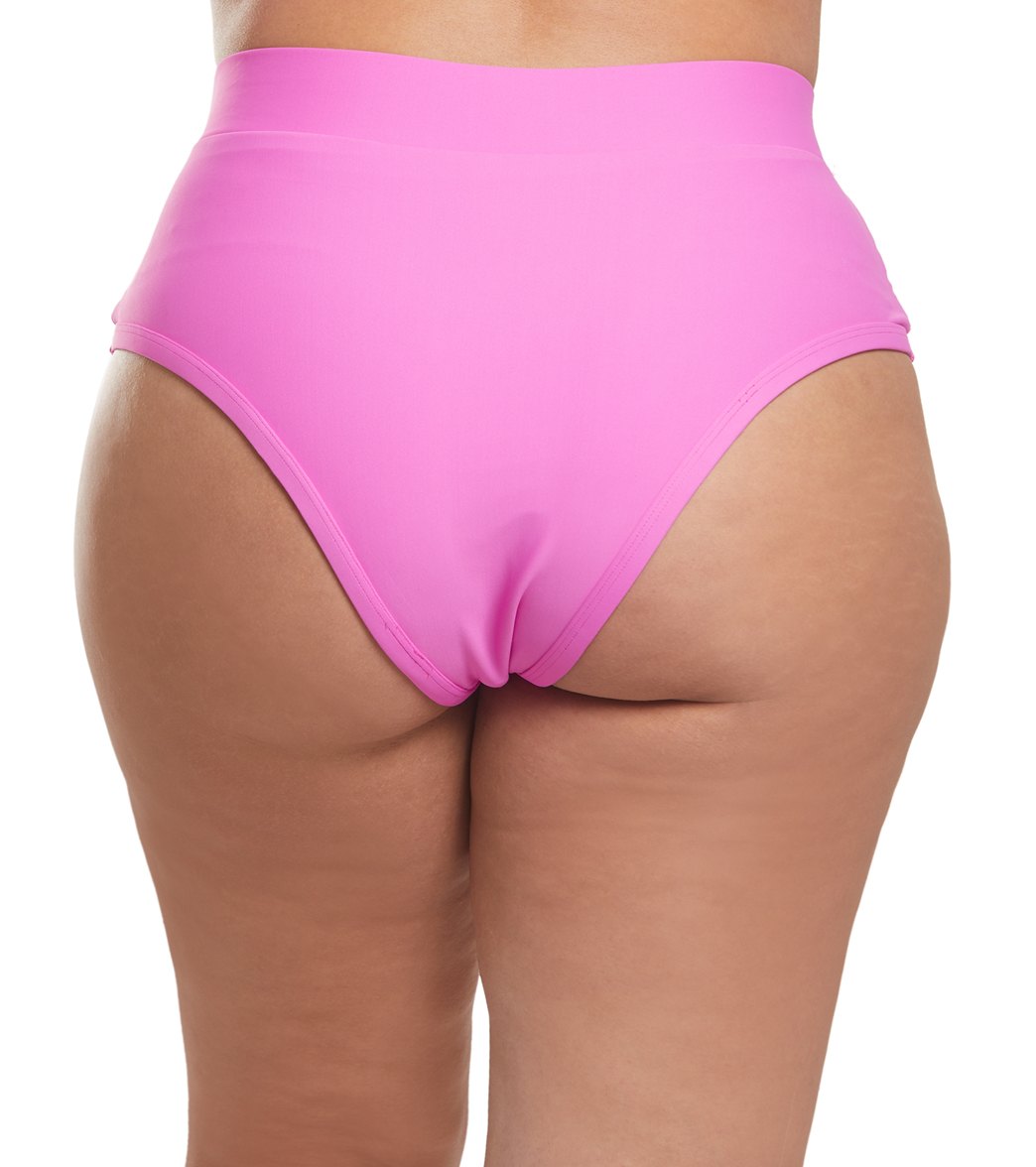 Alpine Butterfly Plus Size Magenta Lover Bikini Bottom