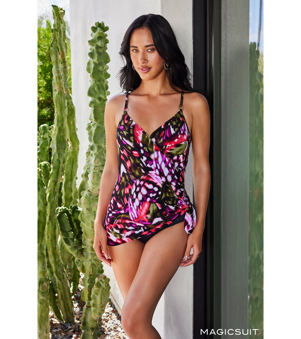 Magicsuit by Miraclesuit Women's Flutter Willow One Piece Swimsuit