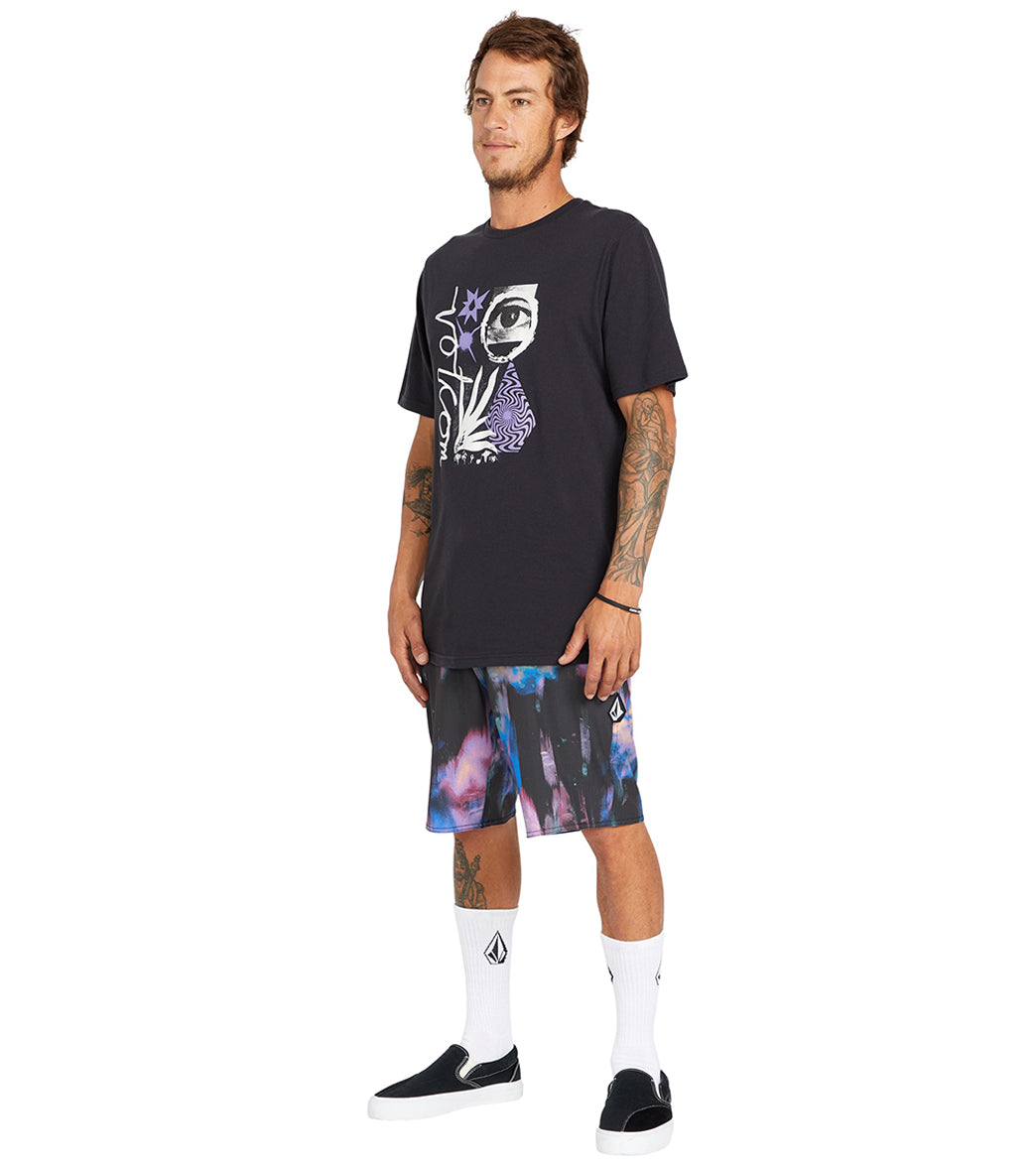 Volcom Men's 20" Paint Dye Shield Mod Board Shorts