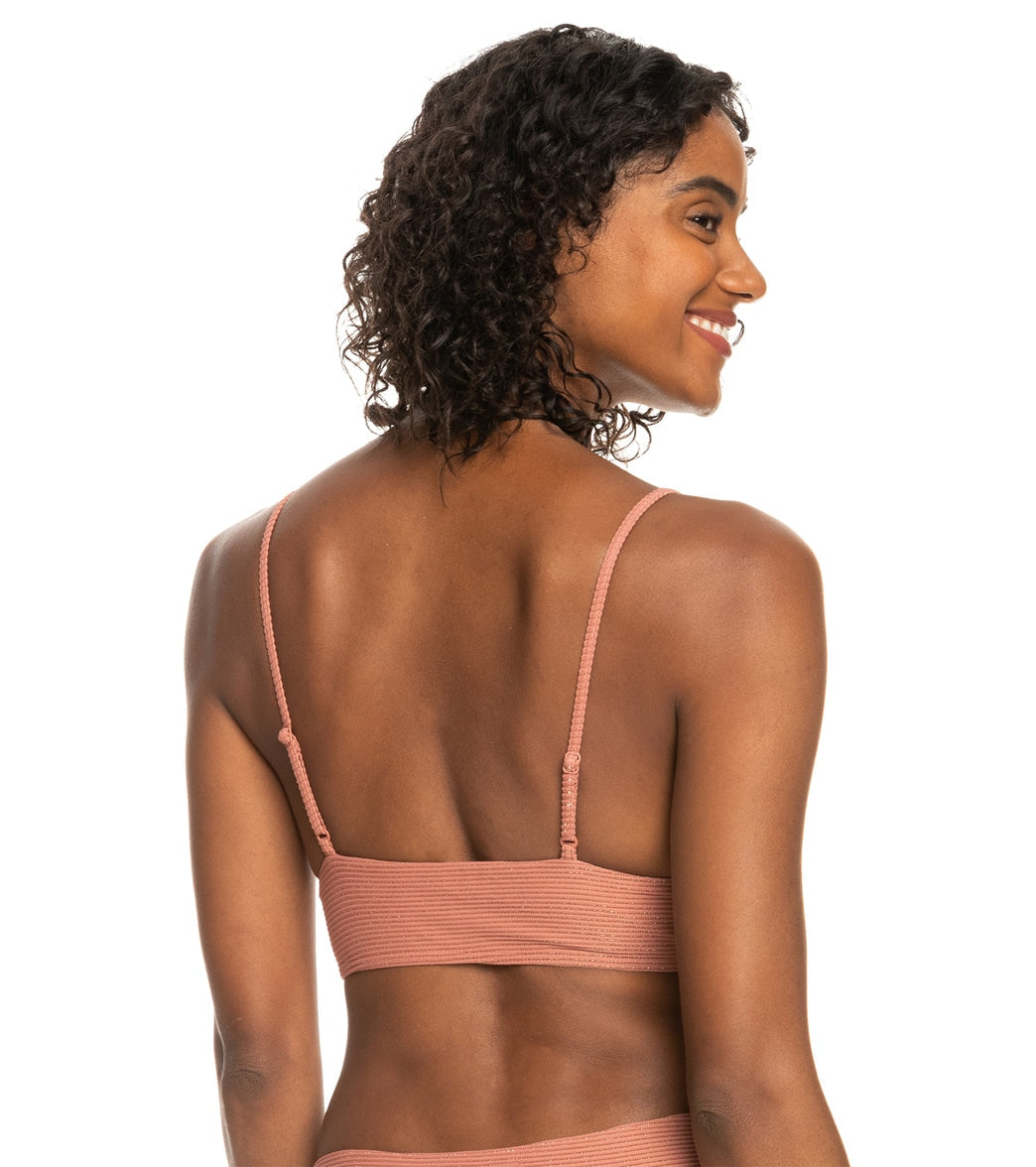 Roxy Women's Coconut Crew Cropped Bikini Top