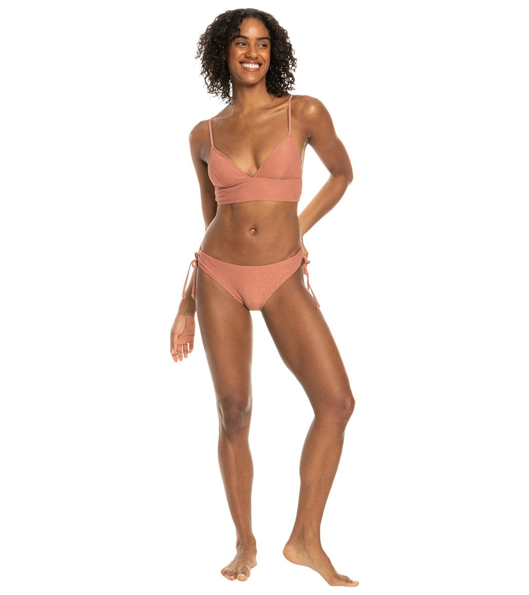 Roxy Women's Coconut Crew Cropped Bikini Top