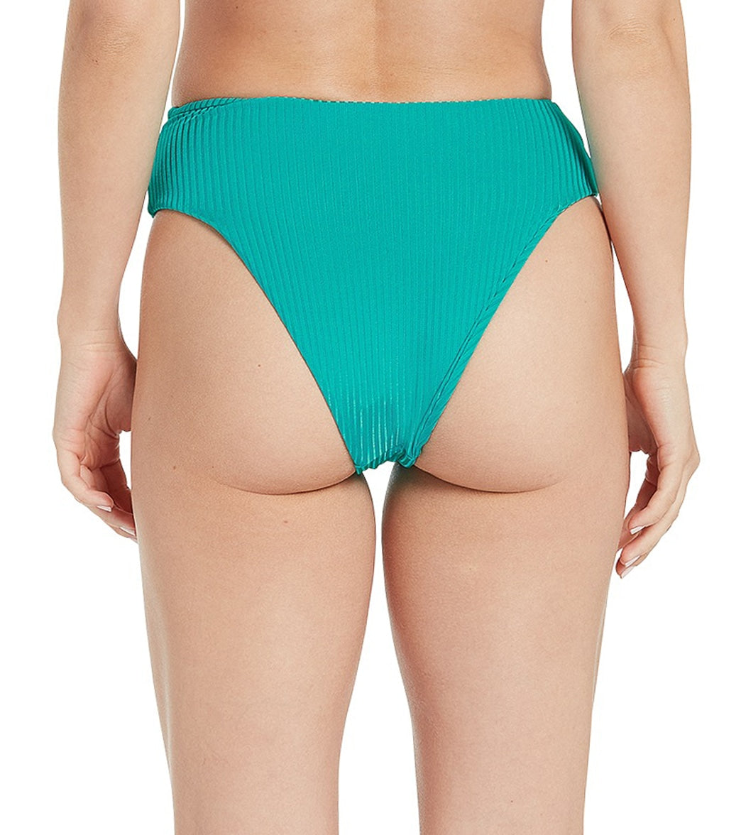 Volcom Women's Simply Rib Retro Bikini Bottom