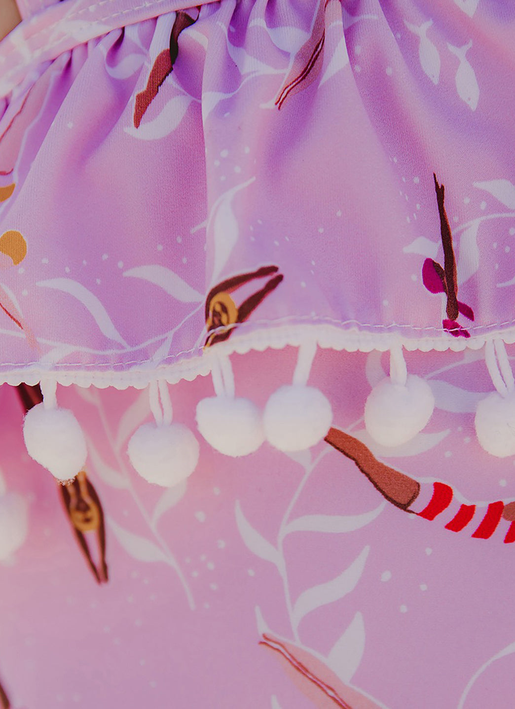 Snapper Rock Girls' Diving Diva One Shoulder Frill One Piece Swimsuit (Toddler, Little Kid, Big Kid)