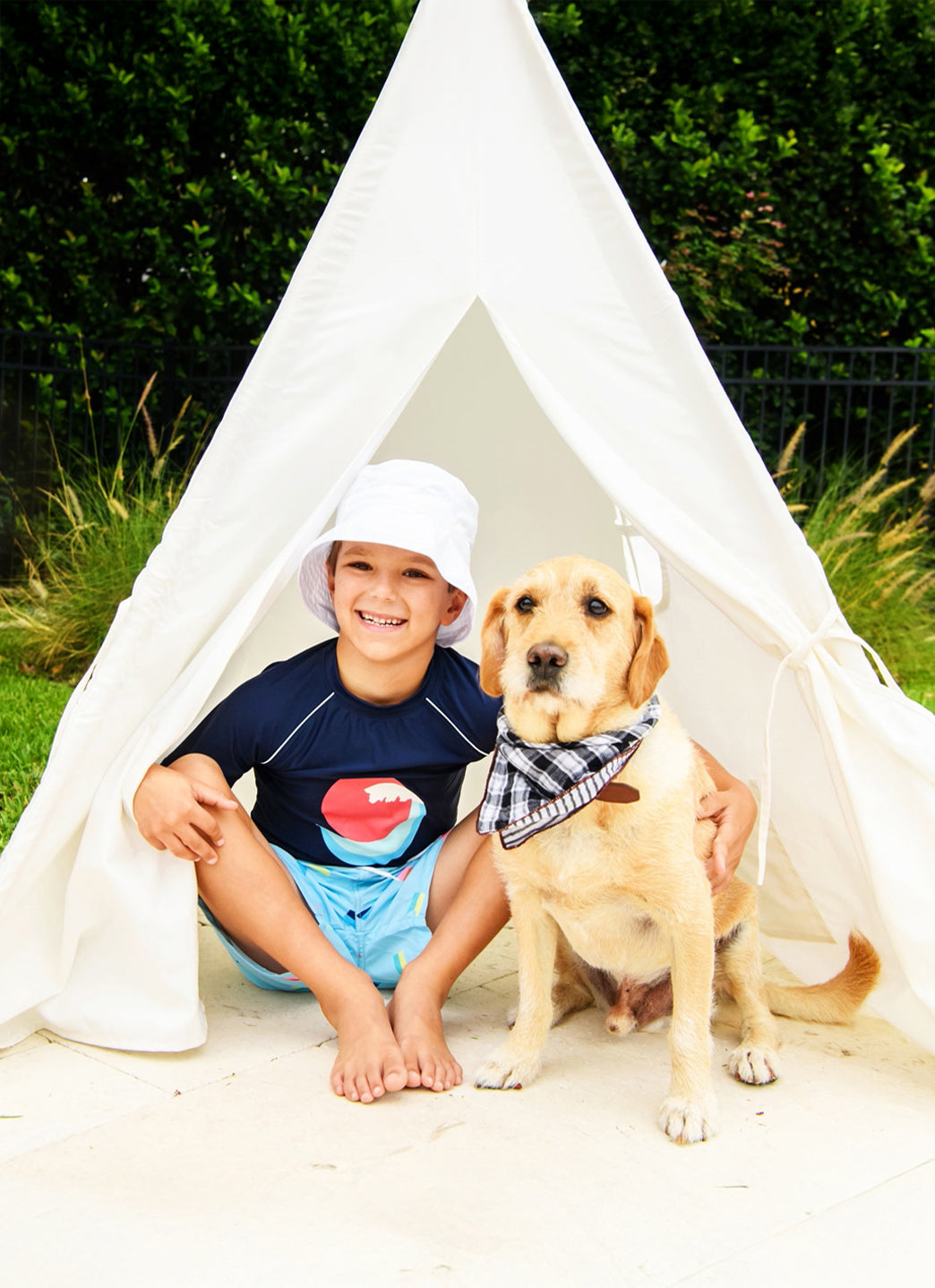 Snapper Rock Boys' Sunset Wave Short Sleeve Rash Guard (Toddler, Little Kid, Big Kid)