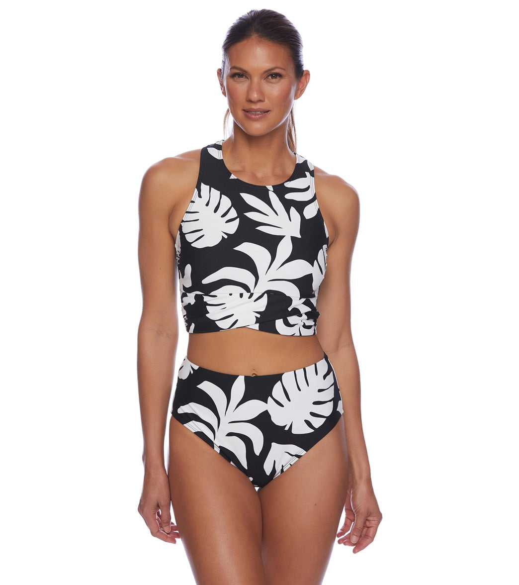 Next by Athena Women's Mondrian High Waist Bikini Bottom