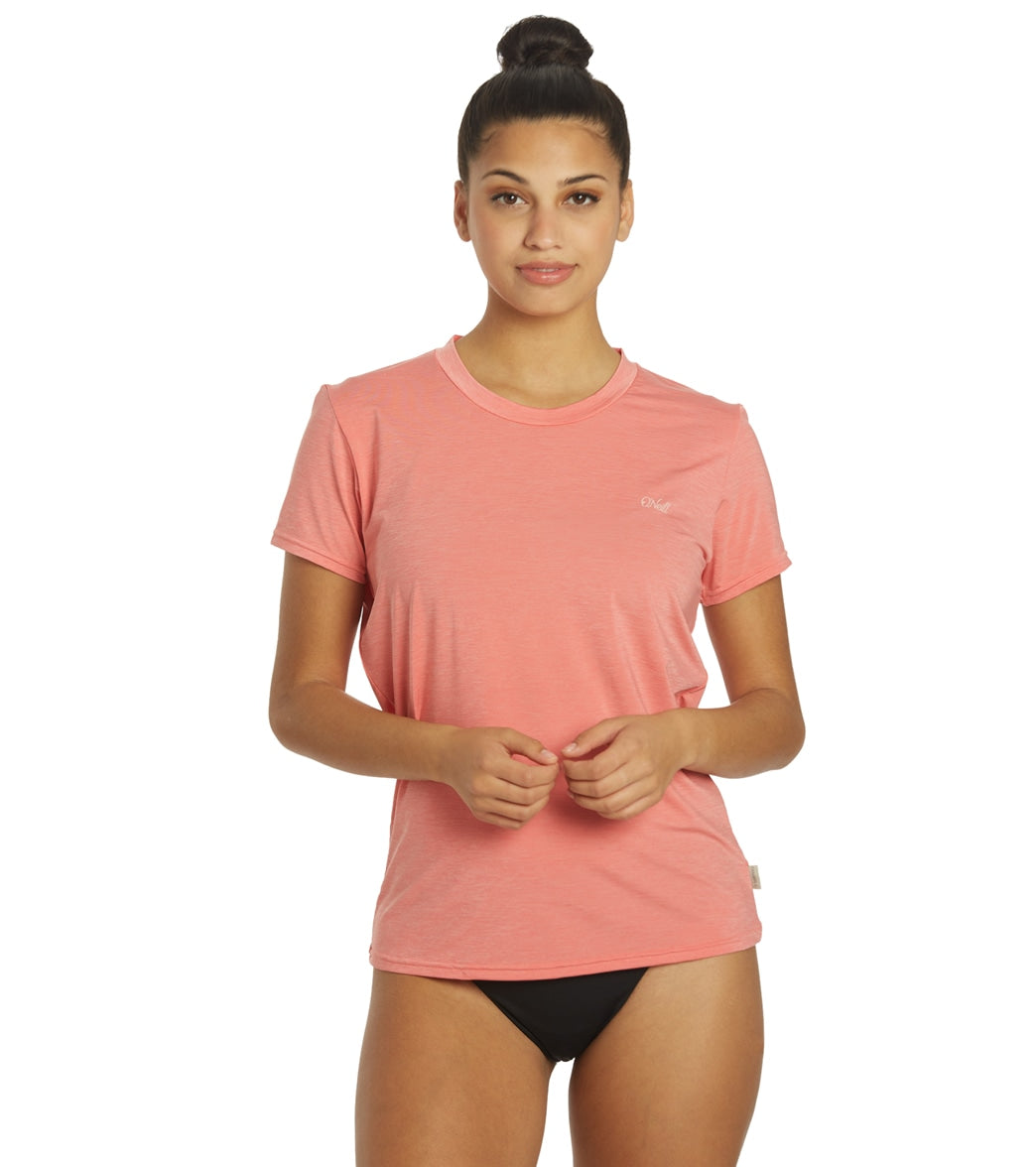 O'Neill Women's Blueprint UV Short Sleeve Sun Shirt