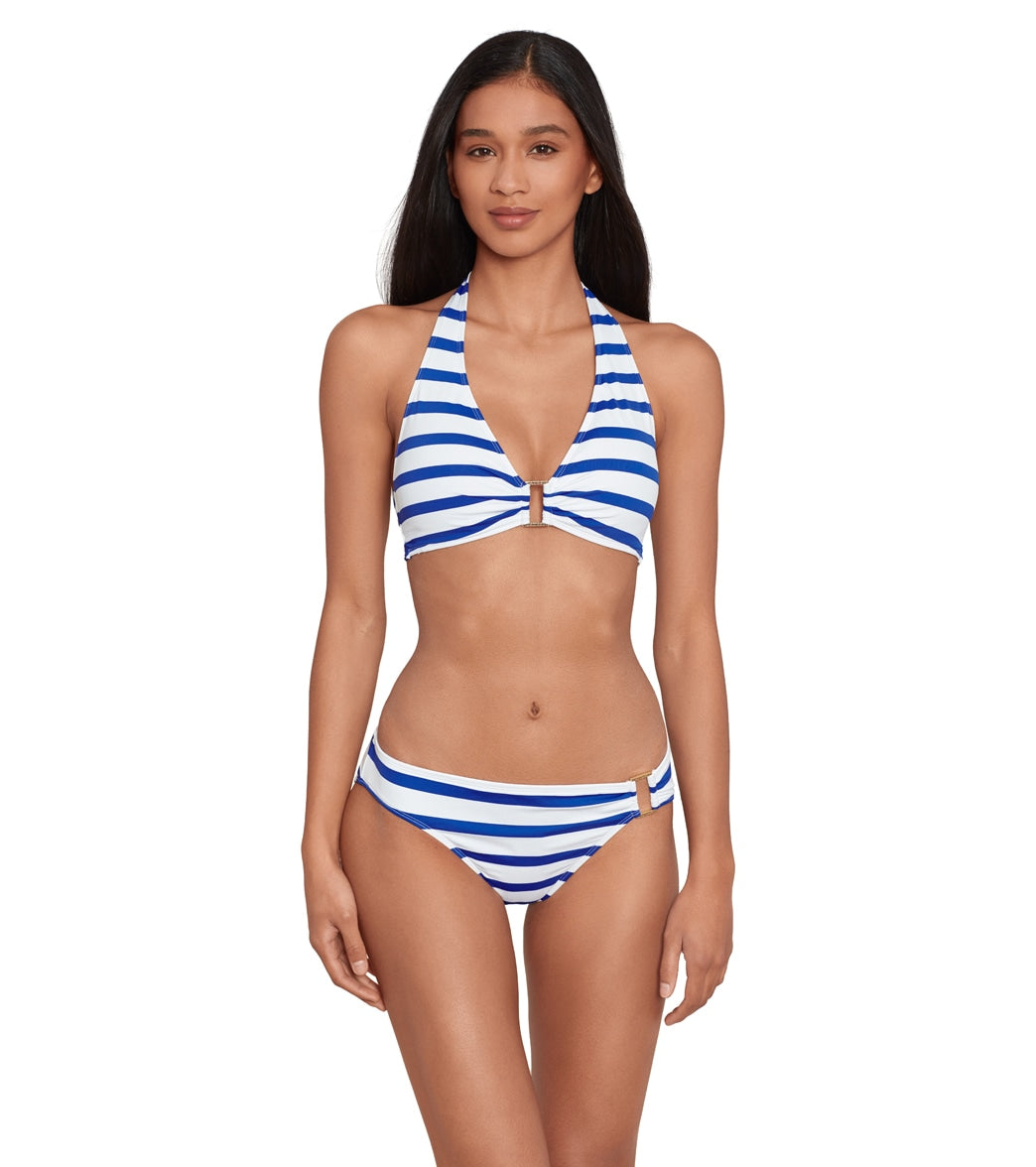 Ralph Lauren Women's Port Stripe Ring Bikini Bottom