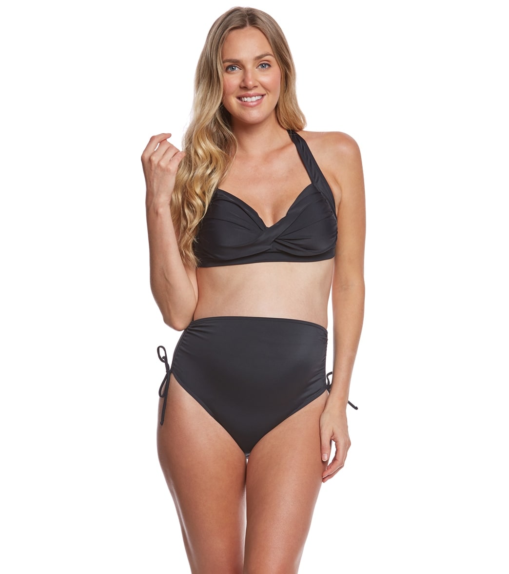 Prego Maternity Swimwear Solid Bombshell Bikini Set